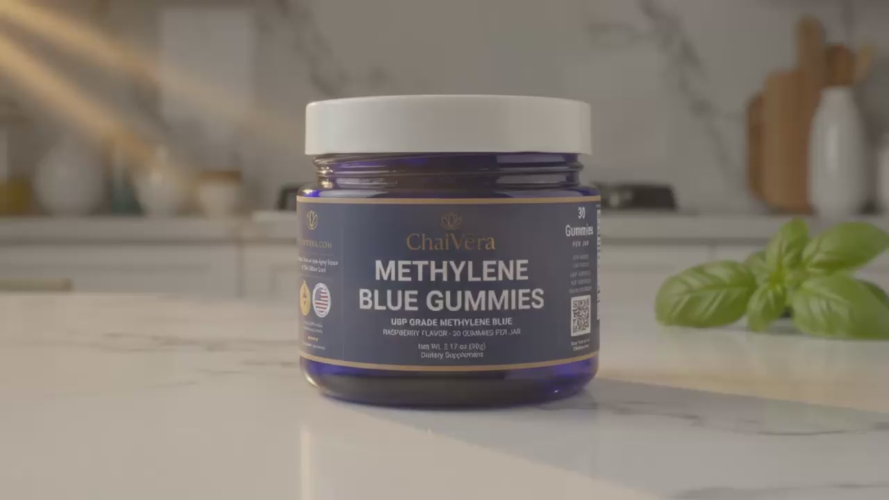 Methylene Blue Gummies USP Grade – 5mg Per Gummy Bear – Blueberry Flavor!